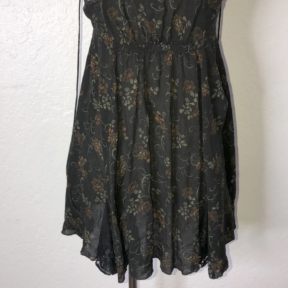 Intimately Free People Blk Lace Trimmed Long Tank - Picture 7 of 9